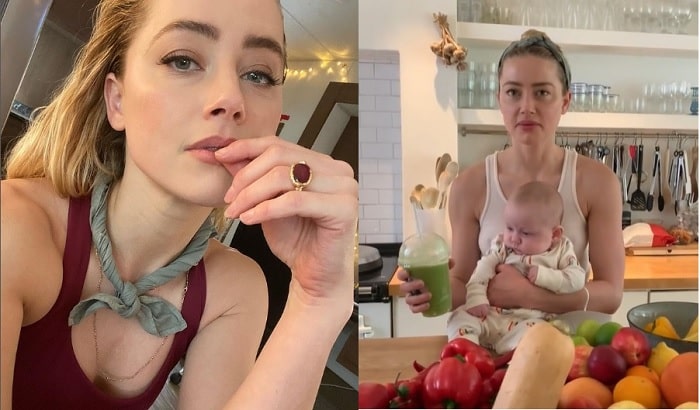 amber heard baby father